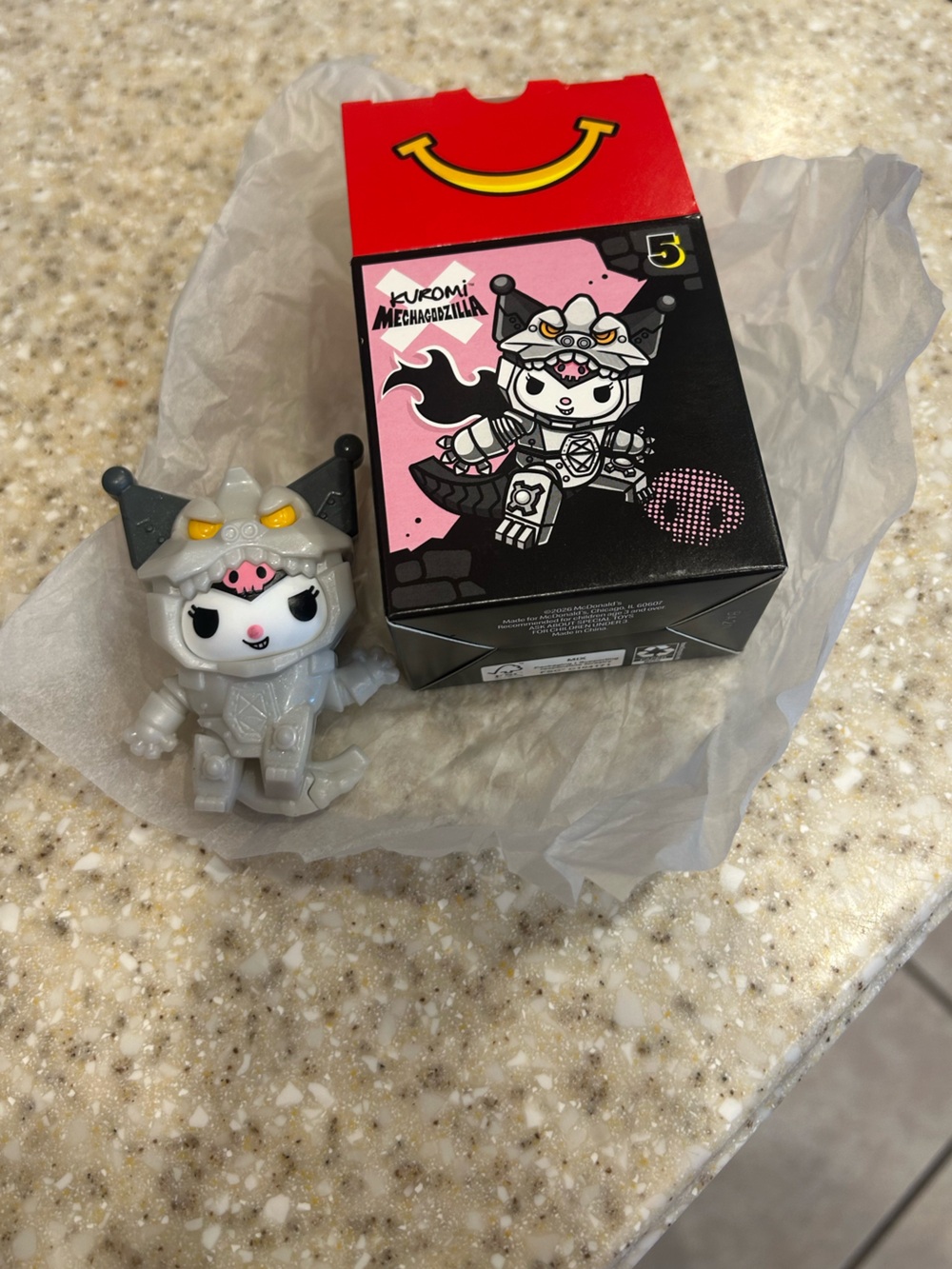 Kuromi Mechagodzilla hello Kitty Godzilla McDonald’s Collab